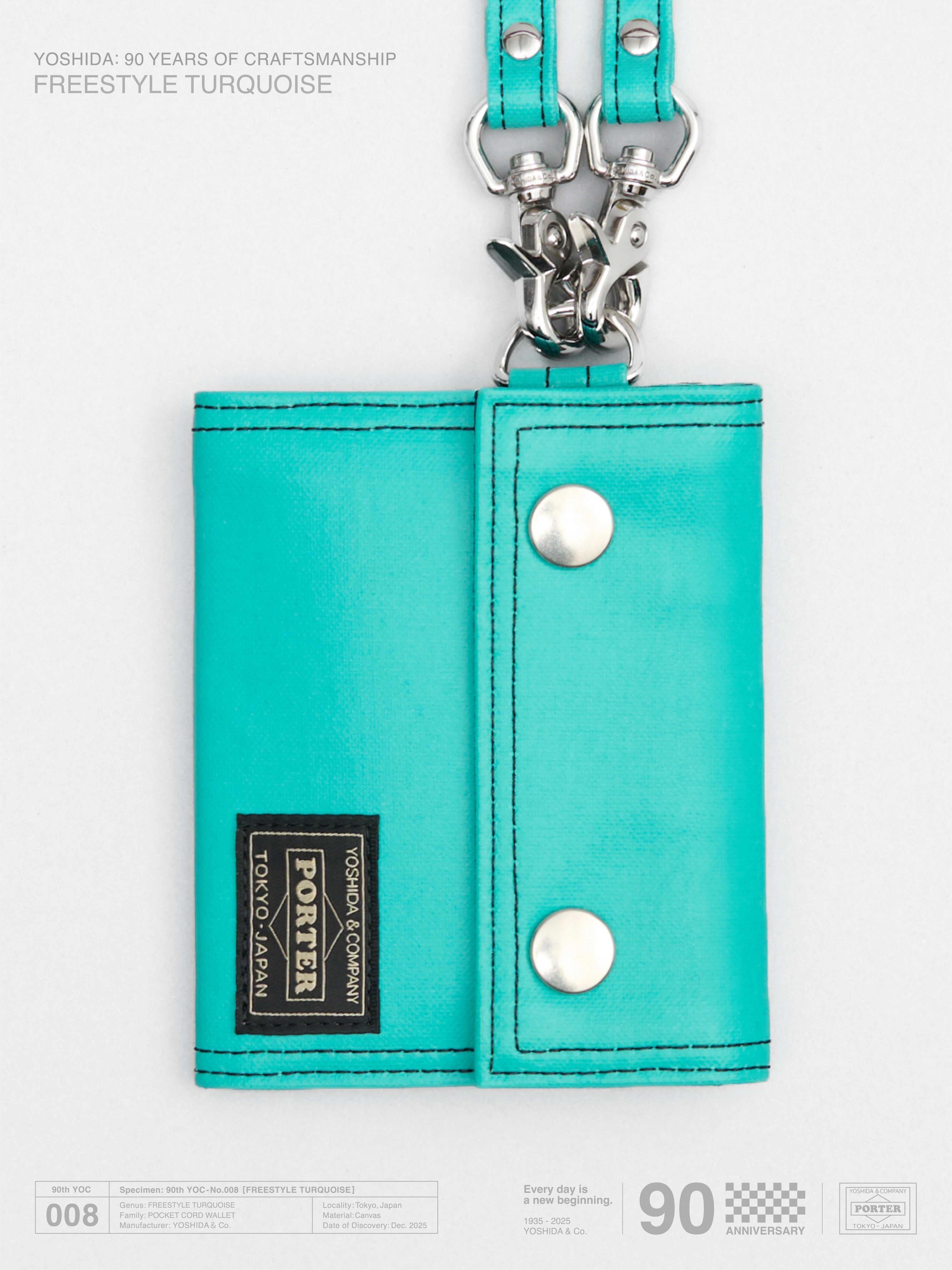 FREE STYLE – Limited Edition TURQUOISE – YOSHIDA PORTER