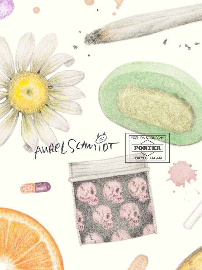 We are pleased to announce the release of a collaboration collection with New York–based artist Aurel Schmidt